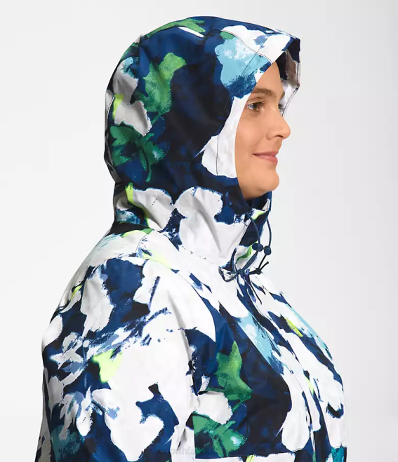 imprimé floral abstrait marine smmt femmes The North Face parka antora 62XR437
