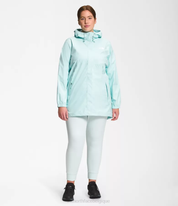 lucarne bleue femmes The North Face parka antora 62XR439
