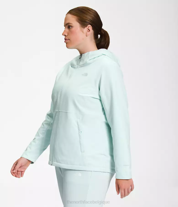 lucarne bleue femmes The North Face sweat à capuche shelbe raschel 62XR1178