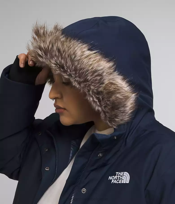 marine du sommet femmes The North Face plus une parka arctique 62XR966