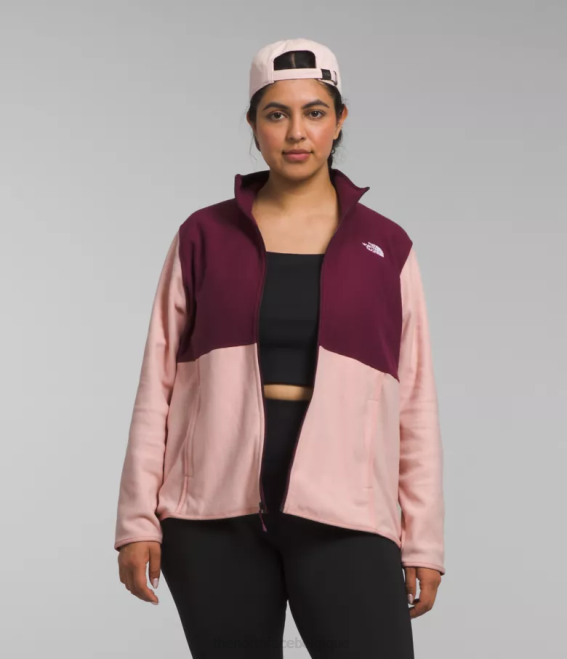 mousse rose/berry de Boysen femmes The North Face plus veste alpine polartec 100 62XR1225