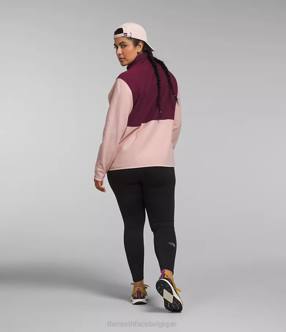 mousse rose/berry de Boysen femmes The North Face plus veste alpine polartec 100 62XR1225
