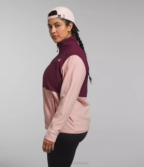 mousse rose/berry de Boysen femmes The North Face plus veste alpine polartec 100 62XR1225