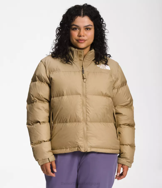 pierre kaki femmes The North Face plus veste nuptse rétro 1996 62XR800