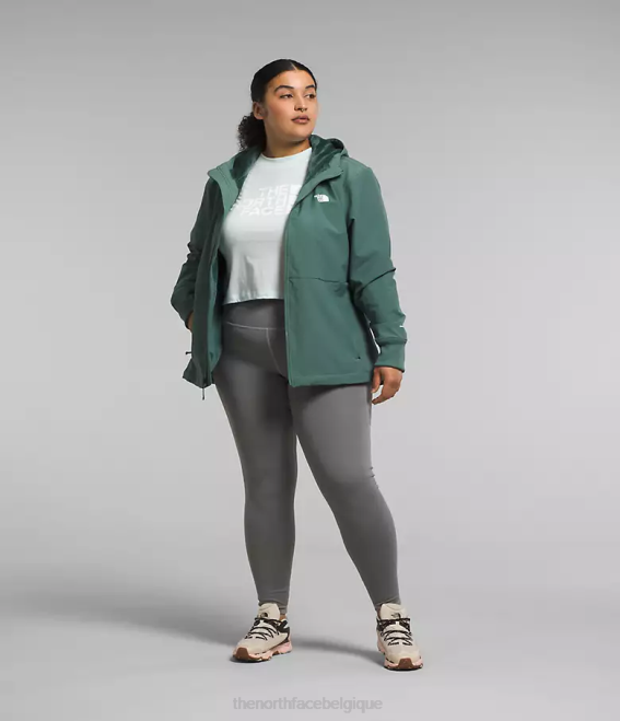 sauge noire femmes The North Face sweat à capuche shelbe raschel 62XR245