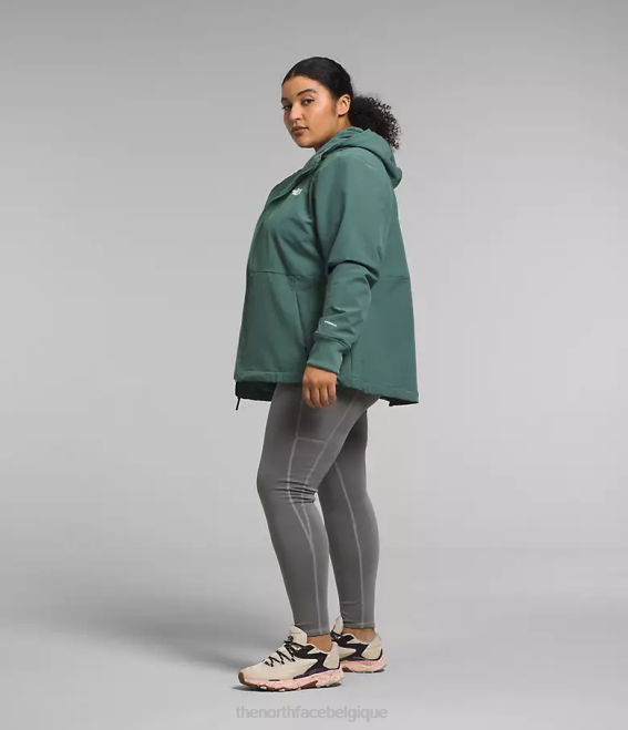 sauge noire femmes The North Face sweat à capuche shelbe raschel 62XR245