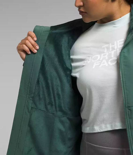 sauge noire femmes The North Face sweat à capuche shelbe raschel 62XR245