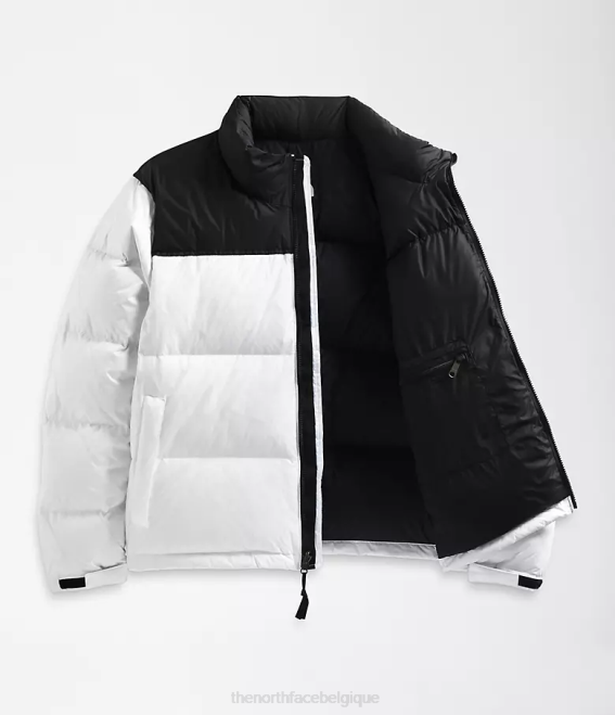 tnf blanc femmes The North Face plus veste nuptse rétro 1996 62XR798