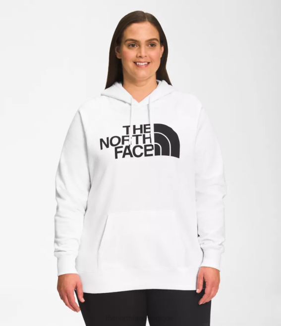 tnf blanc/tnf noir femmes The North Face plus sweat à capuche demi-dôme 62XR57