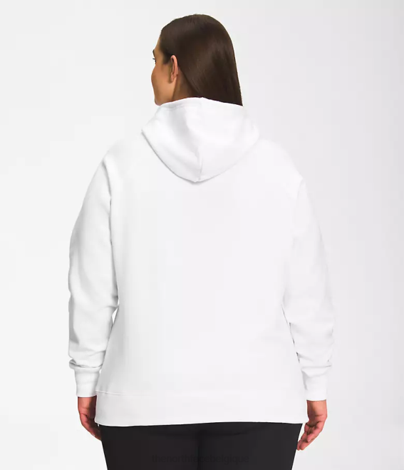 tnf blanc/tnf noir femmes The North Face plus sweat à capuche demi-dôme 62XR57
