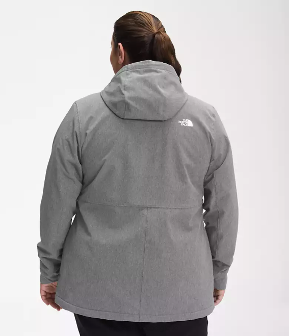 tnf gris moyen chiné femmes The North Face sweat à capuche shelbe raschel 62XR1177
