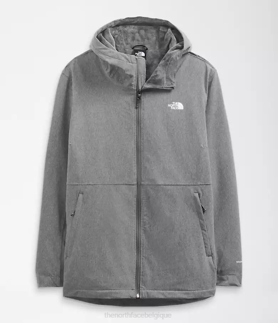 tnf gris moyen chiné femmes The North Face sweat à capuche shelbe raschel 62XR1177