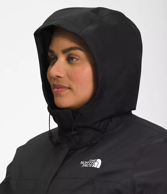 tnf noir femmes The North Face parka antora 62XR435