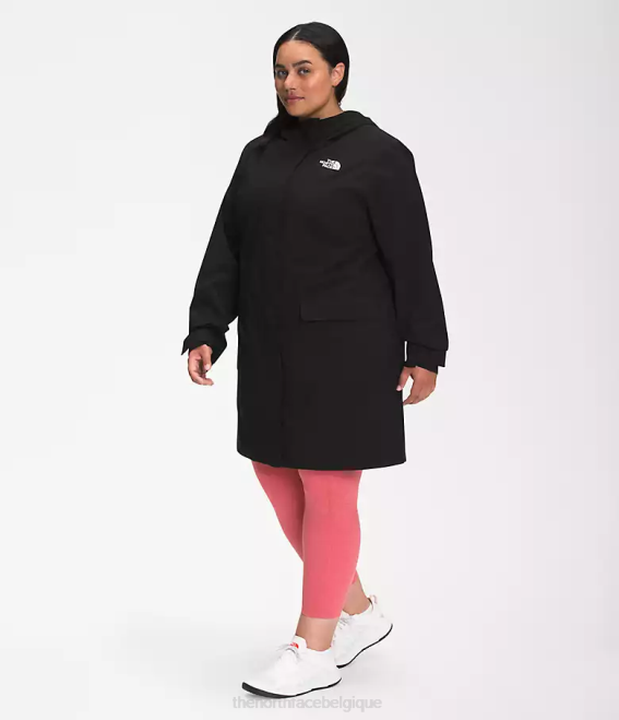 tnf noir femmes The North Face parka imperméable City Breeze II 62XR1087