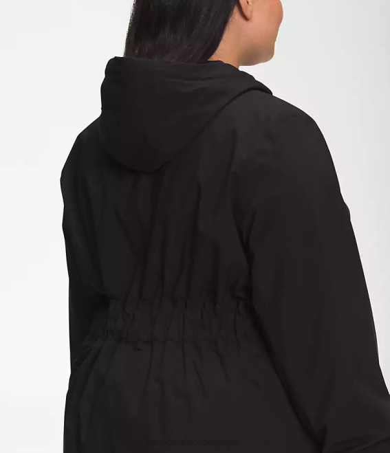 tnf noir femmes The North Face parka imperméable City Breeze II 62XR1087