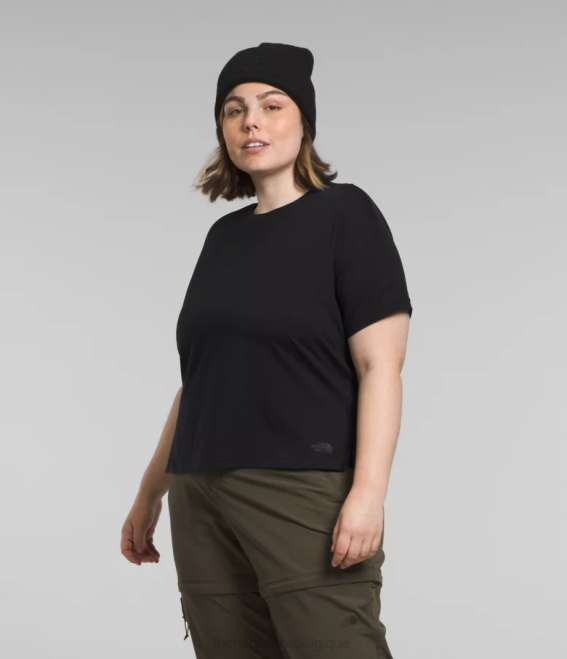 tnf noir femmes The North Face plus dawndream à manches courtes 62XR623
