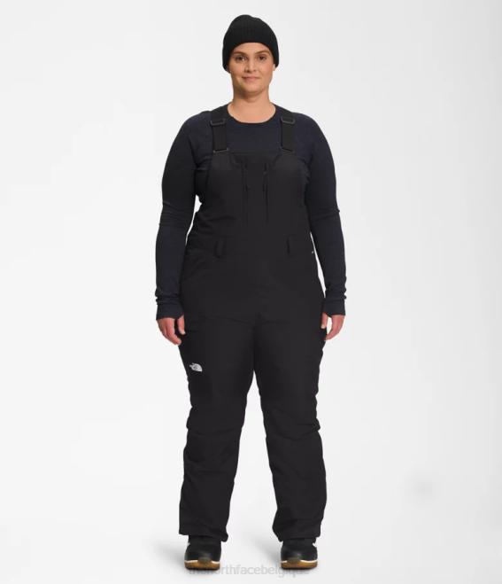 tnf noir femmes The North Face plus des bavoirs isolés Freedom 62XR571