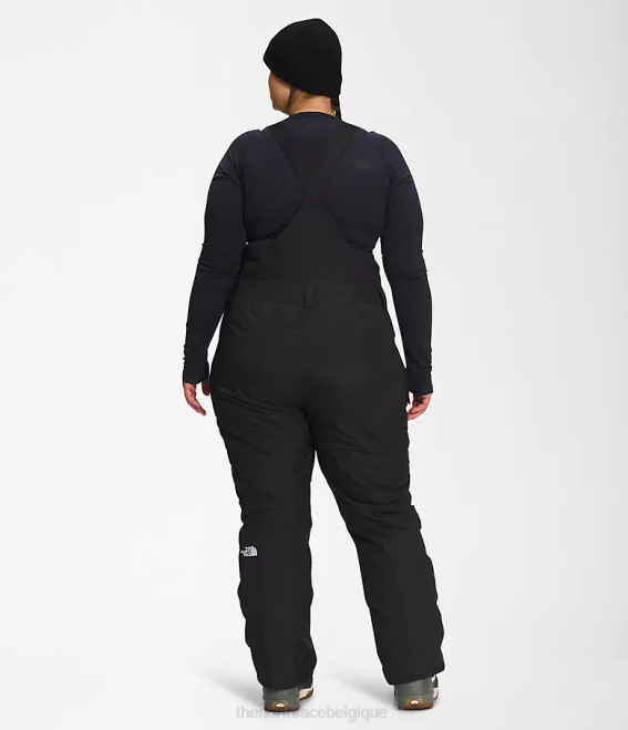 tnf noir femmes The North Face plus des bavoirs isolés Freedom 62XR571