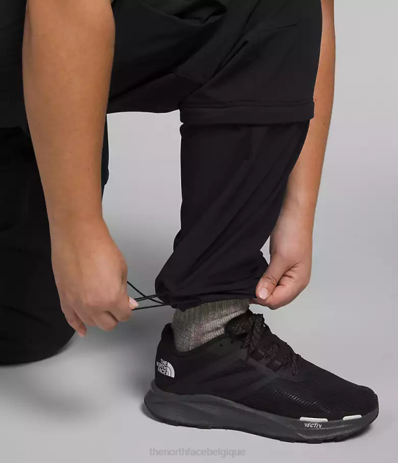 tnf noir femmes The North Face plus pantalon zippé bridgeway 62XR59