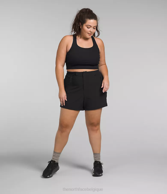 tnf noir femmes The North Face plus pantalon zippé bridgeway 62XR59