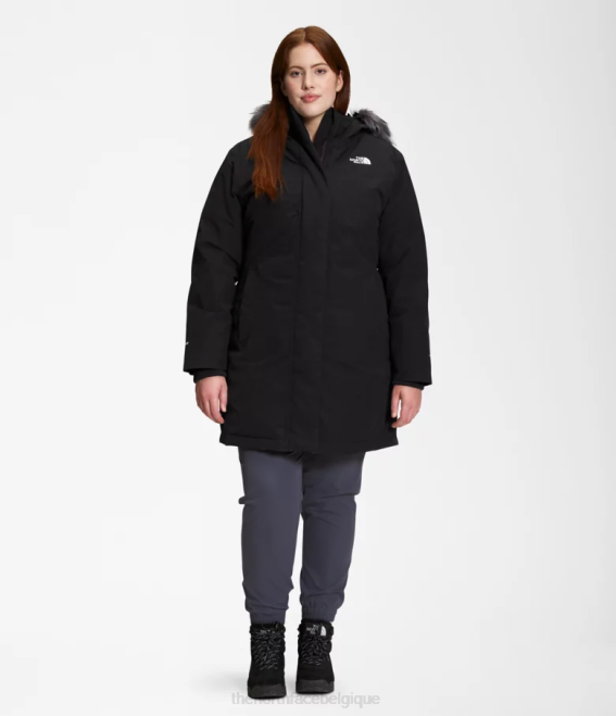 tnf noir femmes The North Face plus une parka arctique 62XR1283