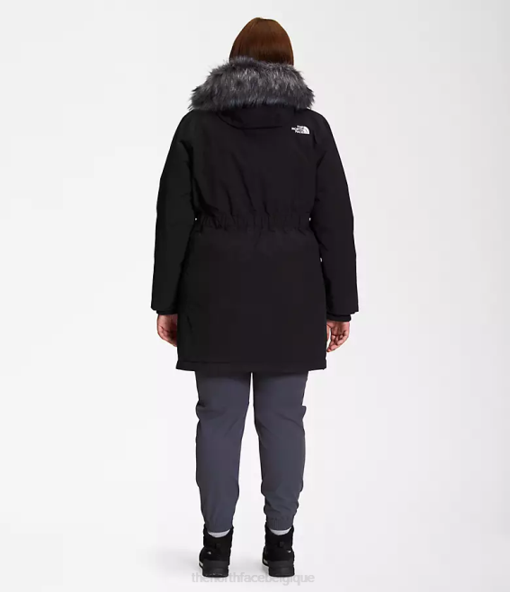 tnf noir femmes The North Face plus une parka arctique 62XR1283