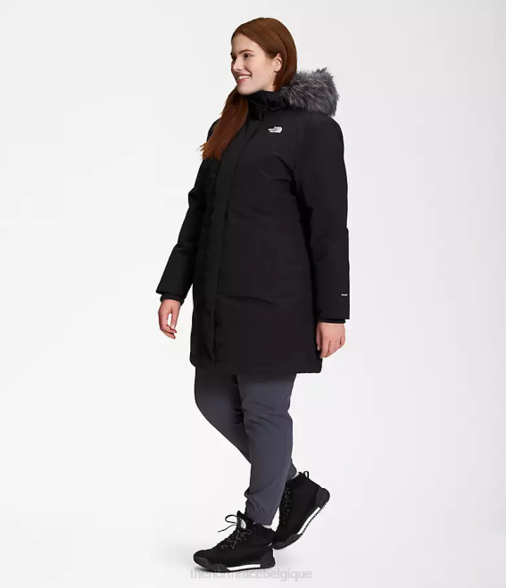 tnf noir femmes The North Face plus une parka arctique 62XR1283