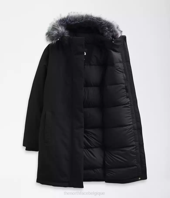 tnf noir femmes The North Face plus une parka arctique 62XR1283