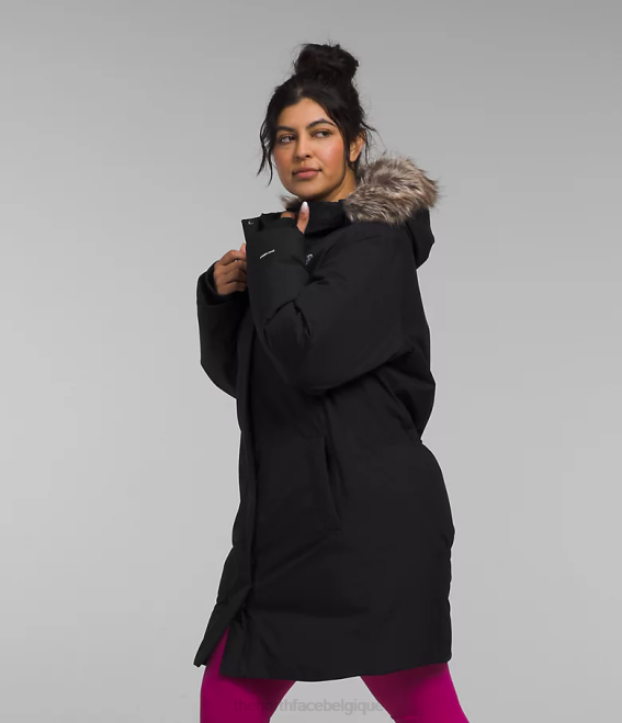 tnf noir femmes The North Face plus une parka arctique 62XR965