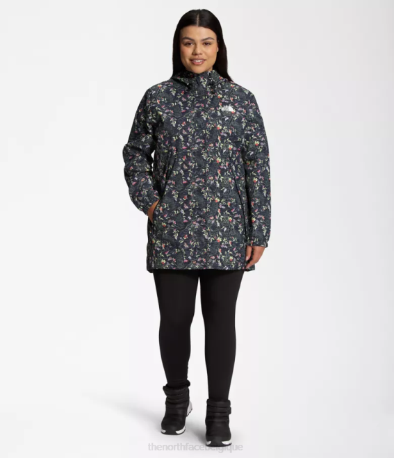 tnf noir imprimé iwd femmes The North Face parka antora 62XR440