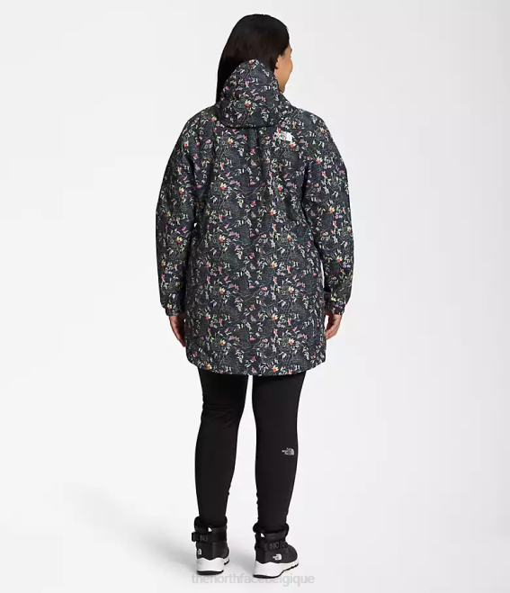 tnf noir imprimé iwd femmes The North Face parka antora 62XR440