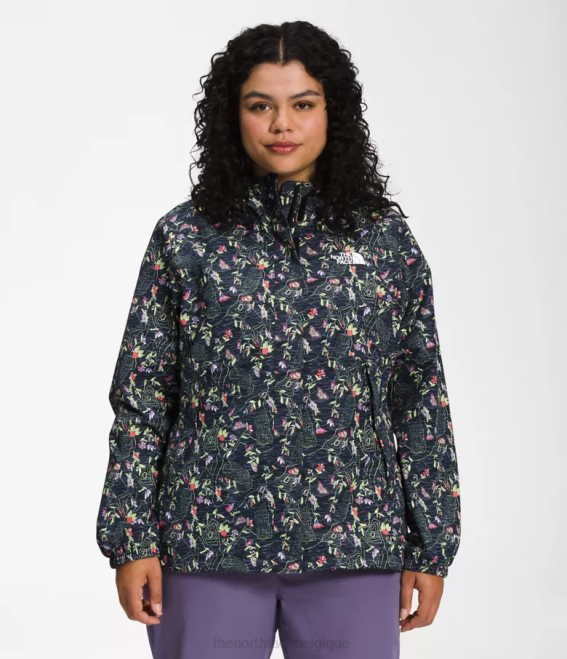 tnf noir imprimé iwd femmes The North Face plus veste antora 62XR244