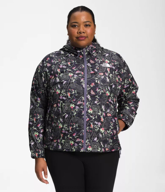 tnf noir imprimé iwd femmes The North Face plus veste hydrenaline 2000 62XR734
