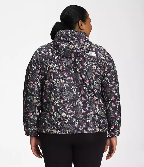 tnf noir imprimé iwd femmes The North Face plus veste hydrenaline 2000 62XR734
