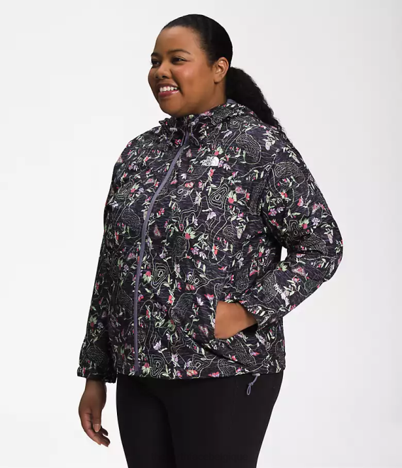 tnf noir imprimé iwd femmes The North Face plus veste hydrenaline 2000 62XR734