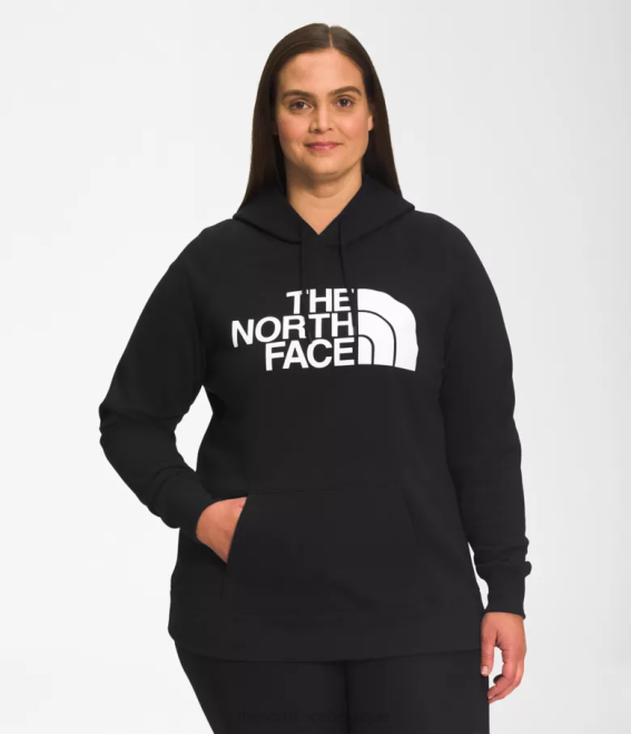 tnf noir/tnf blanc femmes The North Face plus sweat à capuche demi-dôme 62XR58