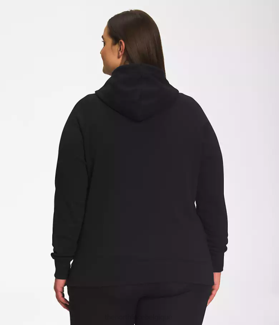 tnf noir/tnf blanc femmes The North Face plus sweat à capuche demi-dôme 62XR58