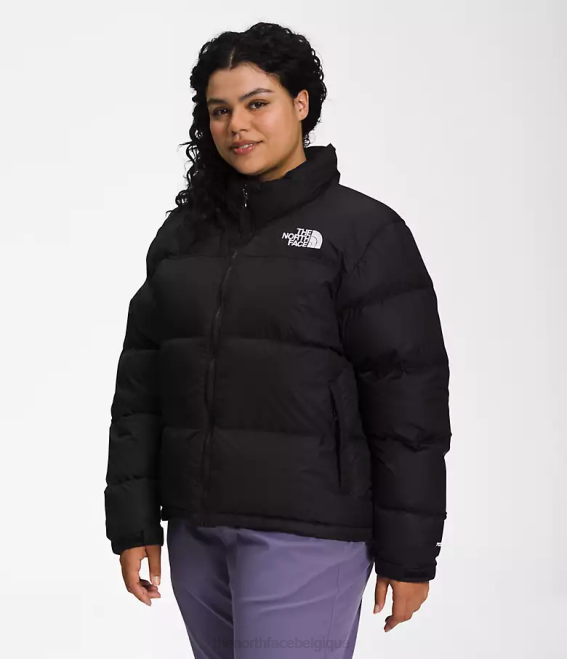 tnf recyclé noir femmes The North Face plus veste nuptse rétro 1996 62XR796