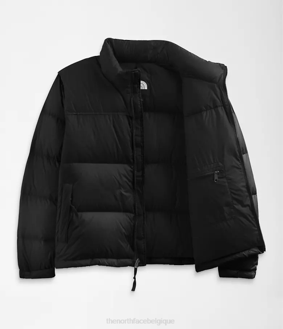 tnf recyclé noir femmes The North Face plus veste nuptse rétro 1996 62XR796
