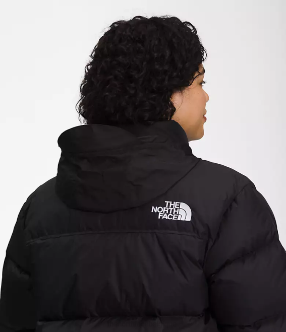 tnf recyclé noir femmes The North Face plus veste nuptse rétro 1996 62XR796