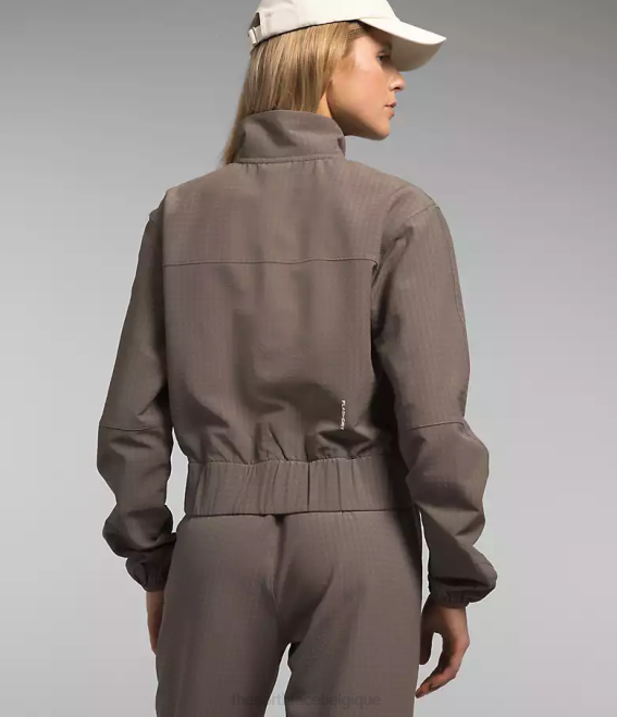 faucon brun femmes The North Face grille tekware entièrement zippée 62XR570