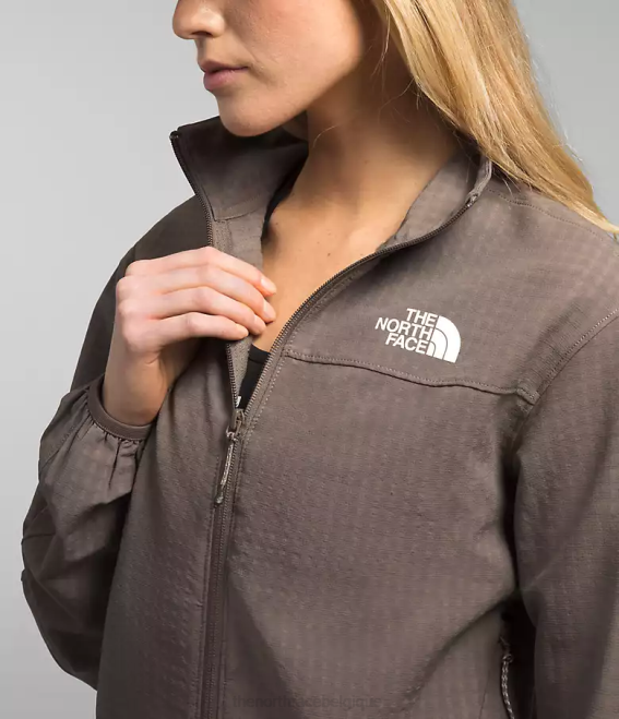 faucon brun femmes The North Face grille tekware entièrement zippée 62XR570
