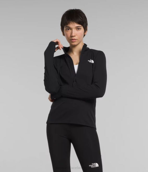 tnf noir femmes The North Face lever du soleil -zip 62XR1182