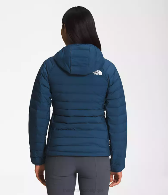 bleu ombragé femmes The North Face belleview sweat à capuche extensible 62XR670