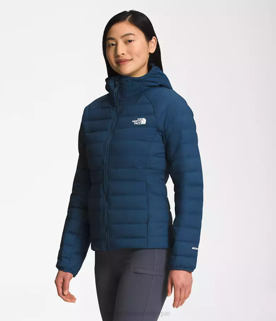 bleu ombragé femmes The North Face belleview sweat à capuche extensible 62XR670
