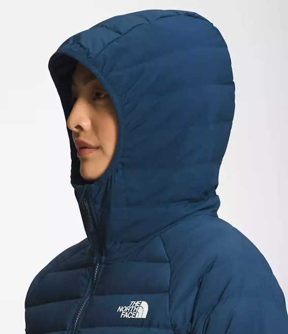 bleu ombragé femmes The North Face belleview sweat à capuche extensible 62XR670