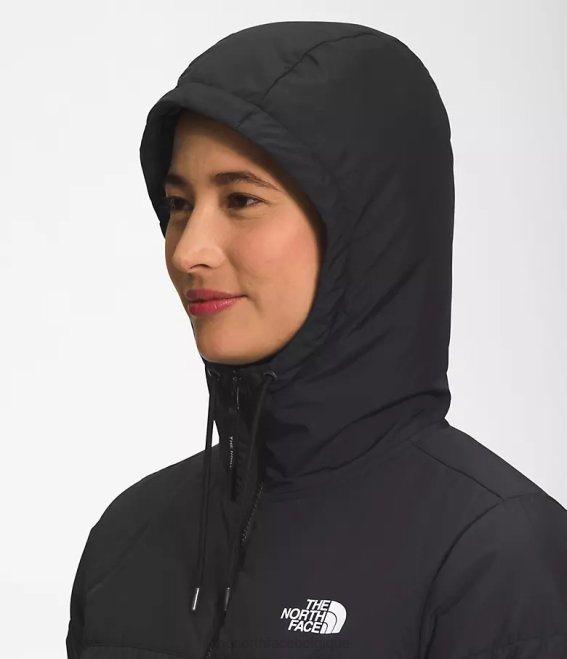 tnf noir femmes The North Face belleview sweat à capuche extensible 62XR671
