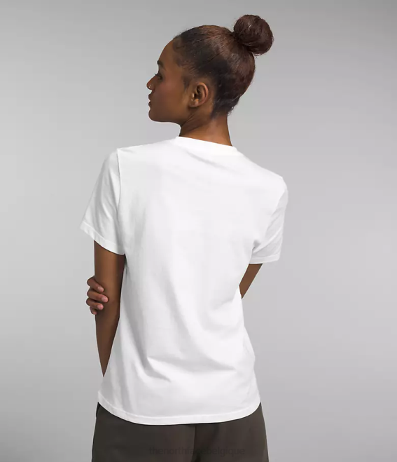 tnf blanc/montréal femmes The North Face t-shirt de ville à manches courtes 62XR1292