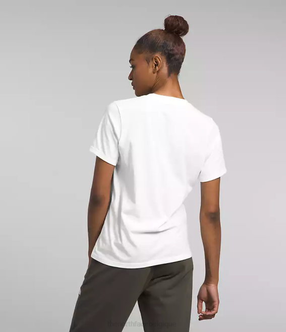 tnf blanc/vancouver femmes The North Face t-shirt de ville à manches courtes 62XR1291