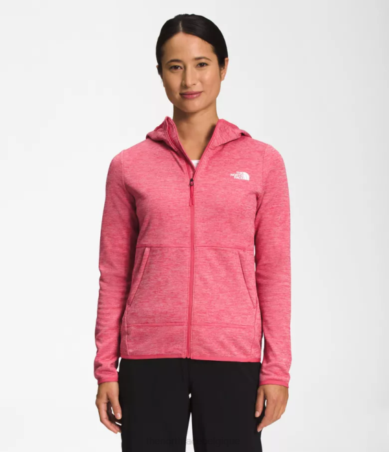 cosmo rose blanc chiné femmes The North Face sweat à capuche canyonlands 62XR746